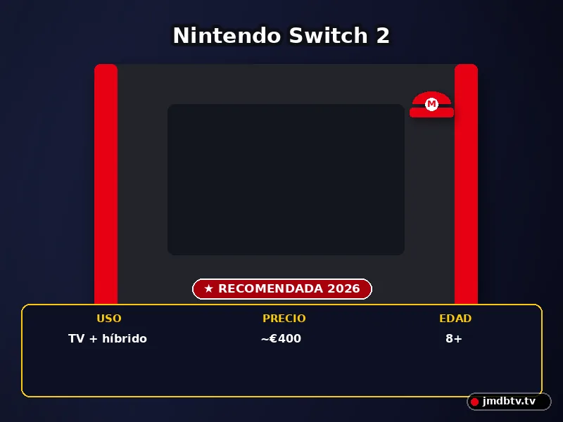 Nintendo Switch 2 para jugar Mario Bros — recomendada
